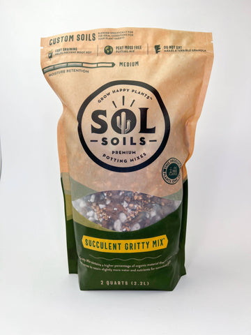 Succulent Gritty Mix Soil | 2 Quarts