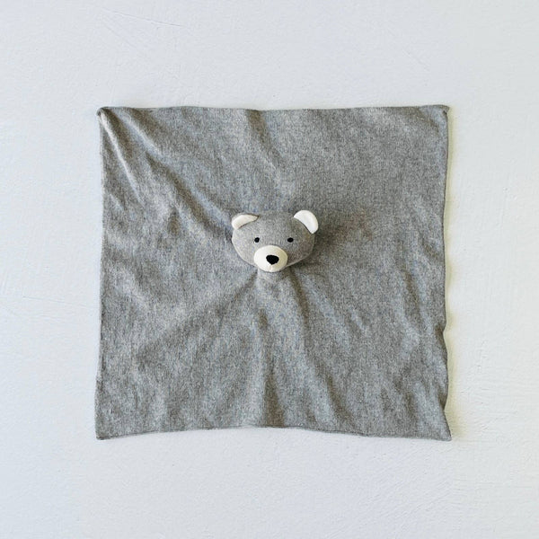 Bear - Organic Baby Lovey Security Blanket Cuddle Cloth