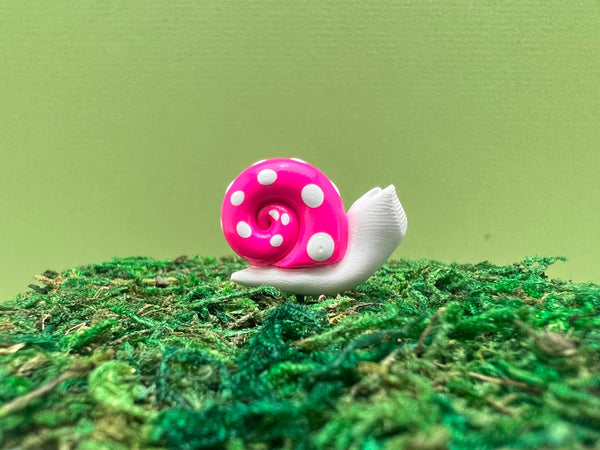 Fairy Garden Miniature Snail Plant Pick