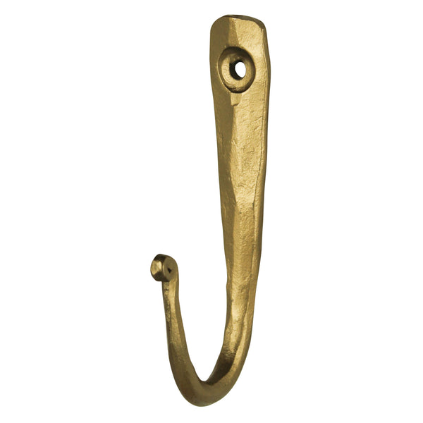 Ridge Wall Hook, Brass