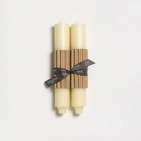 9" Column Taper Handmade Beeswax Candles