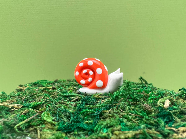 Fairy Garden Miniature Snail Plant Pick