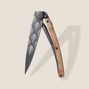 37g Knife Juniper Wood / Art Déco