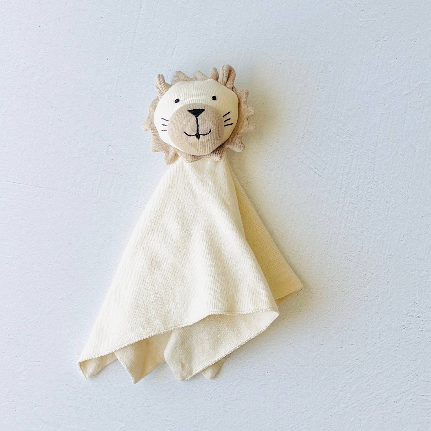 Lion - Organic Baby Lovey Security Blanket Cuddle Cloth