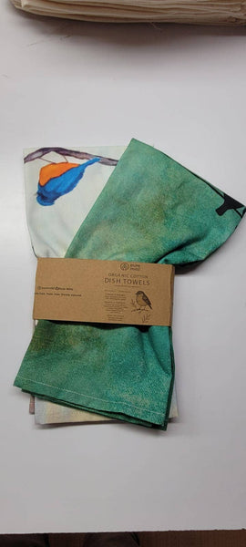 Night & Bright Birdwatcher Kitchen Towels – Bundle of 2