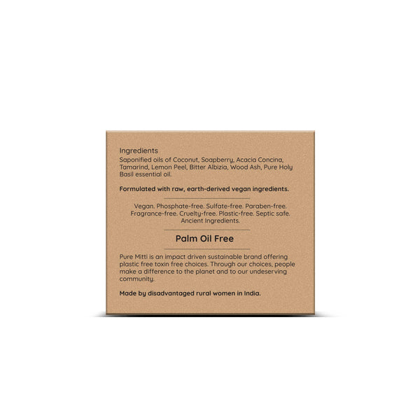 Toxin-Free Natural Vegan Basil Dish Wash Bar