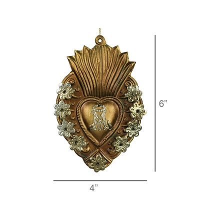 Adorned Sacred Heart Milagro