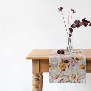 Linen Table Runner - Asst. Prints