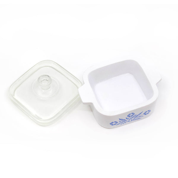 Cornflower Trinket Box – Corning Ware–Inspired Jewelry Dish