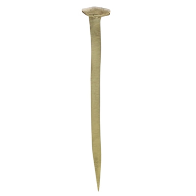 Large Forged Iron Nail | Brass