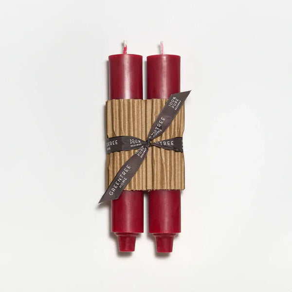 9" Column Taper Handmade Beeswax Candles