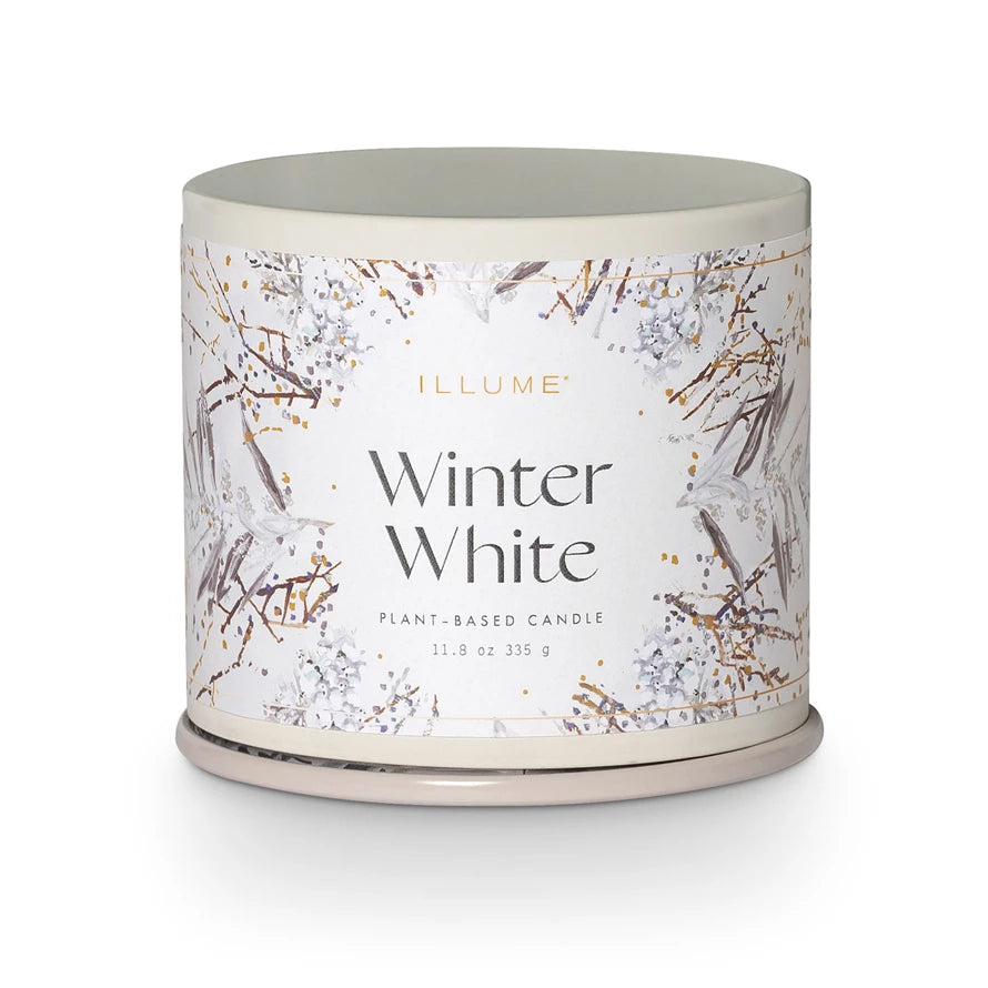 Winter White Vanity Tin Candle