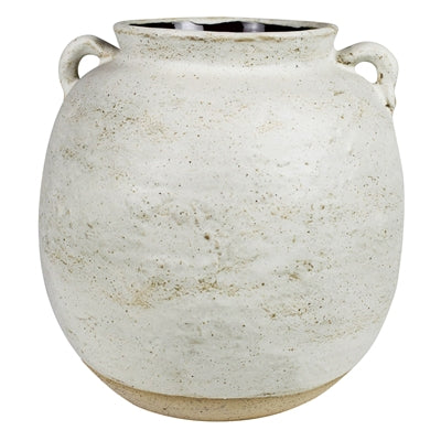 White Pot with Handles