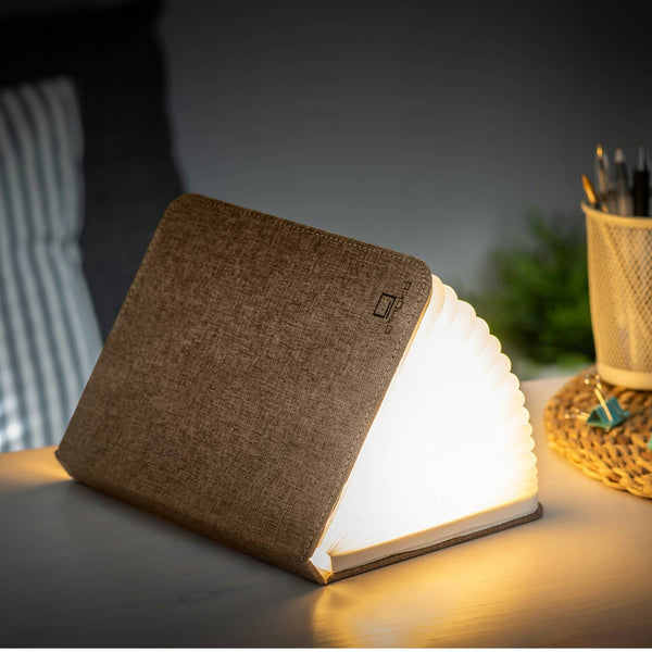 Linen Fabric Smart Book Light