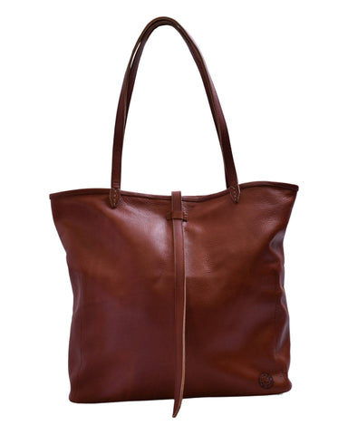 Cecilia Tote | Leather Goods | Artisan Made | Ethical: Persimmon