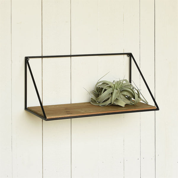 Hull Wood & Iron Shelf - Medium