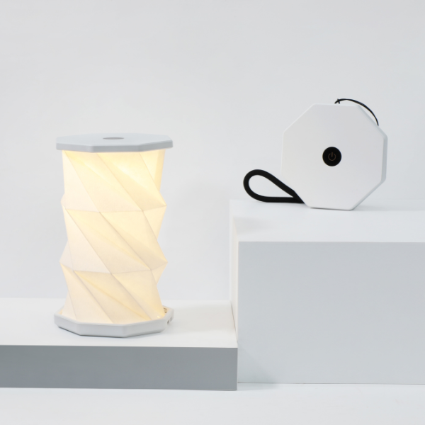 Mini Twist Hexagon Lamp