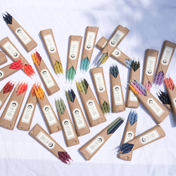 Beeswax Spiral Tapers | Set of 3