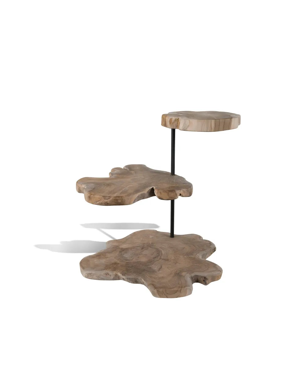 Teak Wood 3-Tier Stand
