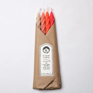 Beeswax Spiral Tapers | Set of 4
