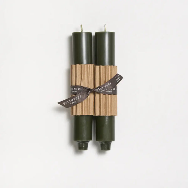 9" Column Taper Handmade Beeswax Candles