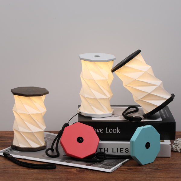 Mini Twist Hexagon Lamp