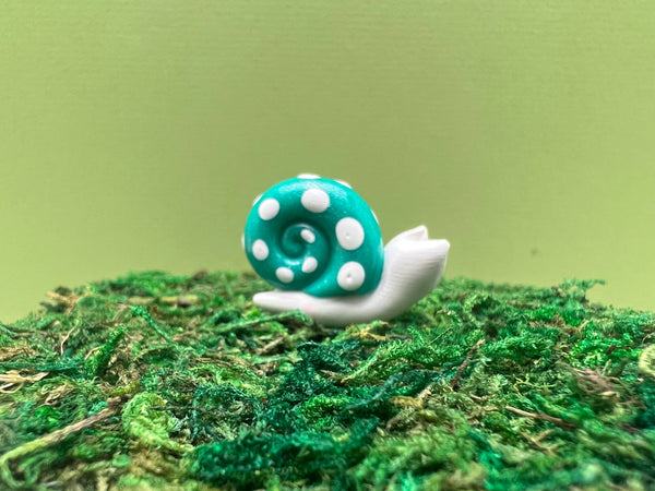 Fairy Garden Miniature Snail Plant Pick