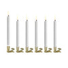 Clips for Mini Taper Candles - Metallic Brass