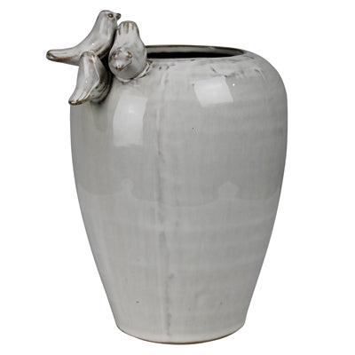 Vase w/ 3 Birds