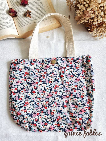 Floral Cotton Floral Print Lunch Bag