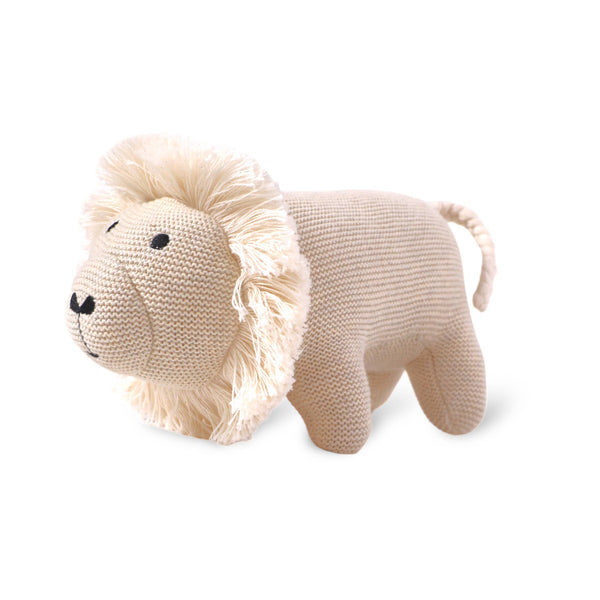 Lion Knit Stuffed Animal Toy (Organic Cotton)