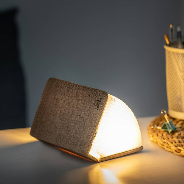 Linen Fabric Smart Book Light