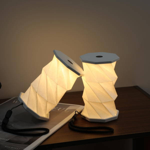 Mini Twist Hexagon Lamp