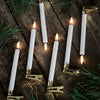 Clips for Mini Taper Candles - Metallic Brass