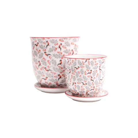 Liberate Indoor Pot - Red Birds