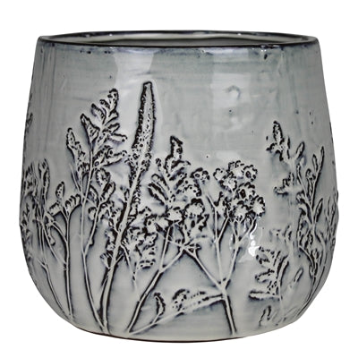 Wildflower Cachepot, Ceramic