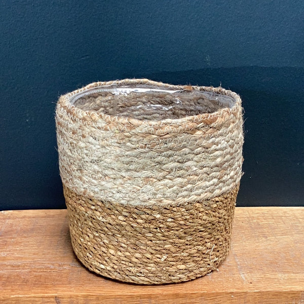 Jute Rope Potcover (Natural & Ivory)