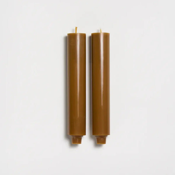 9" Column Taper Handmade Beeswax Candles