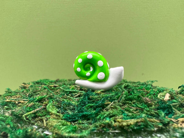 Fairy Garden Miniature Snail Plant Pick