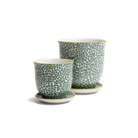 Liberate Indoor Pot - Green Leaves