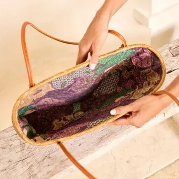Ata Vine Woven Tote Large