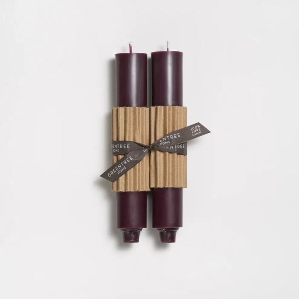 9" Column Taper Handmade Beeswax Candles