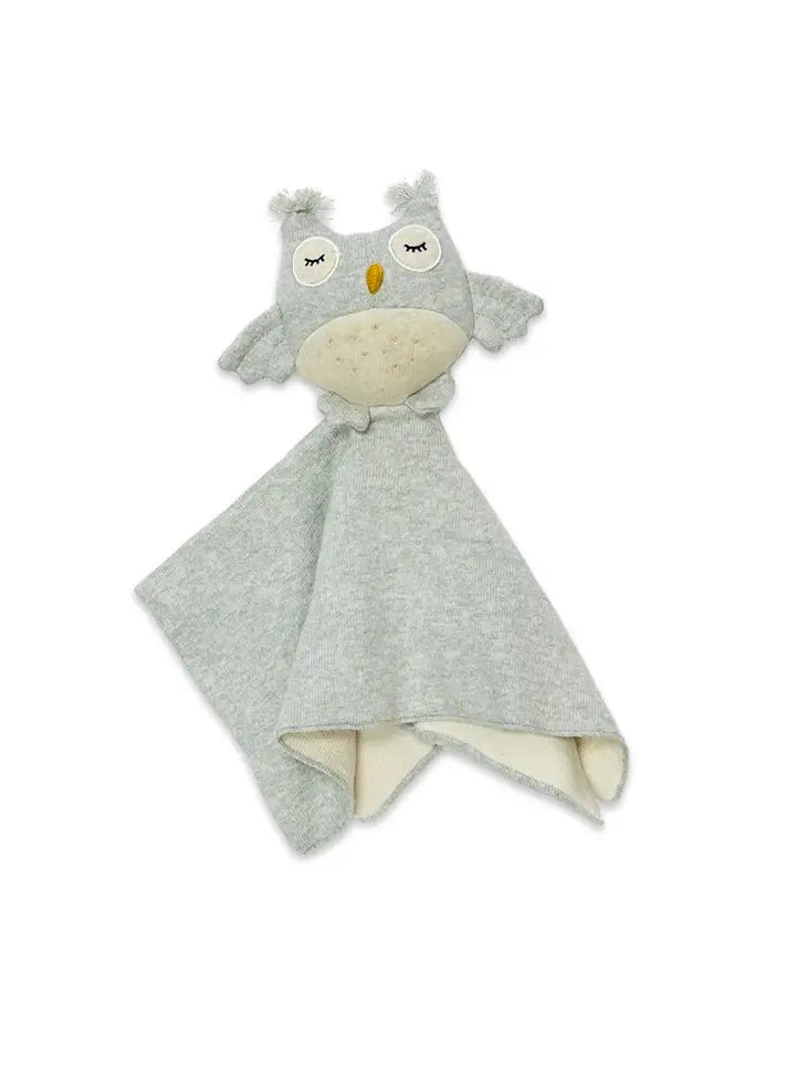 Owl - Organic Baby Lovey Security Blanket