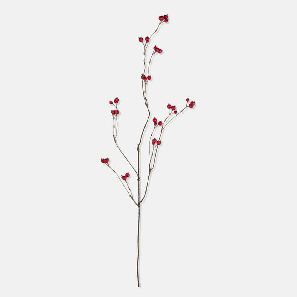 Hawthorn Berry, Ruby - Artificial Stem