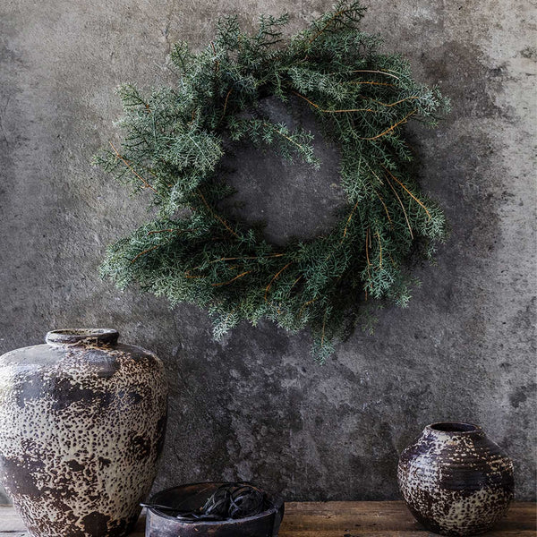 Juniper Wreath - Artificial