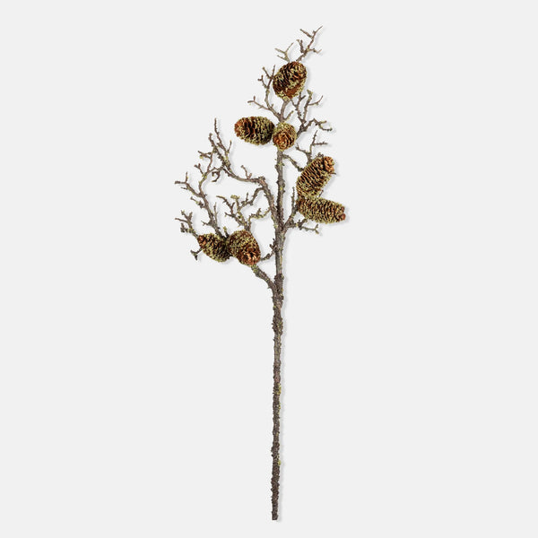 Pinecone Branch, Medium - Artificial Stem