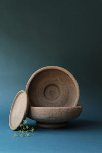 Ada | Raw Grey | Bowl and Saucer