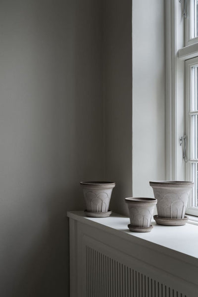 Fleur Pot | Raw | Grey