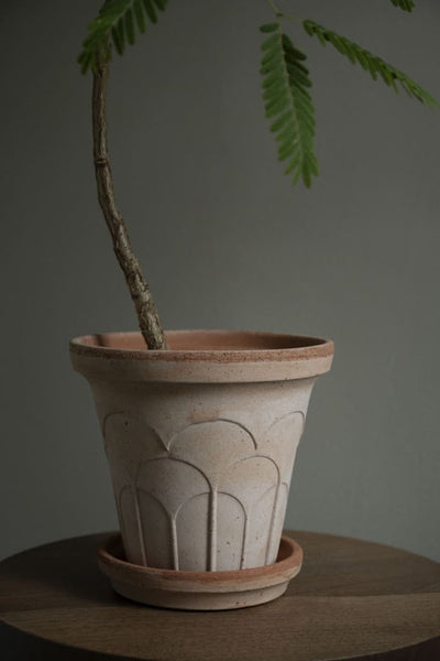 Fleur Pot | Raw | Rosa