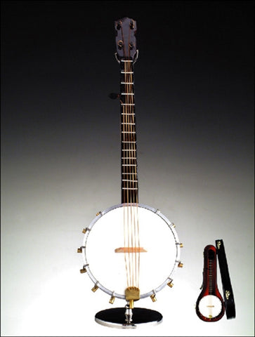 9" Banjo Miniature with Stand & Case